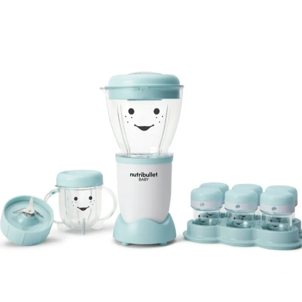Nutribullet Baby Mini Blender in Light Blue - Baby Food Maker